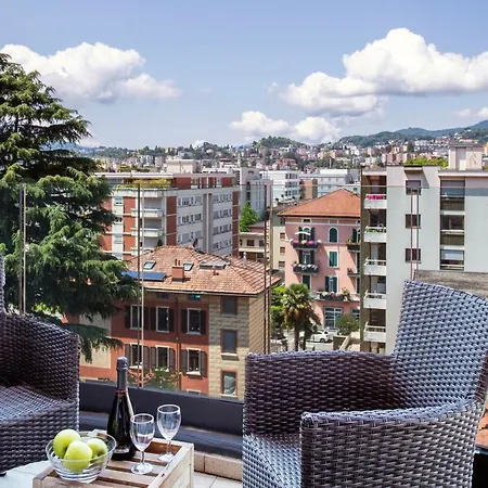 Panoramic Penthouse - Happy Lugano