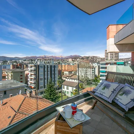 Apartment Panoramic Penthouse - Happy Lugano