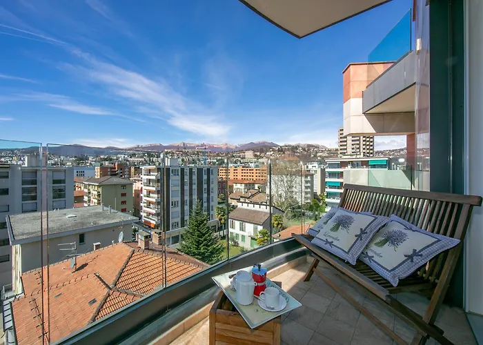 شقة Panoramic Penthouse - Happy لوغانو